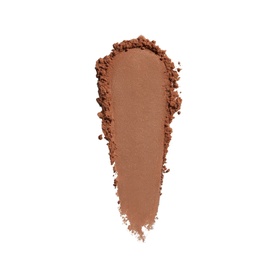 Kylie by Kylie Jenner Setting Powder swatch in warm medium-brown tone, 10g face powder formula