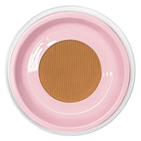 Kylie by Kylie Jenner Setting Powder 10g, open compact top view showing pressed powder pan in pink case