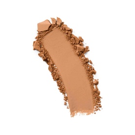 Kylie by Kylie Jenner Pressed Bronzing Powder 11g bronzer swatch and compact, shown in a warm medium-tan shade
