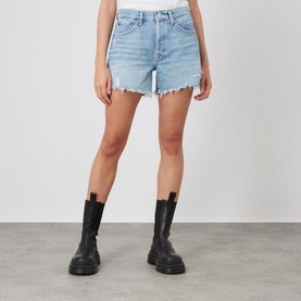 Parker High-Rise Denim Shorts