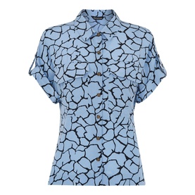 Giraffe Print Pocket Shirt