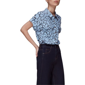 Giraffe Print Pocket Shirt