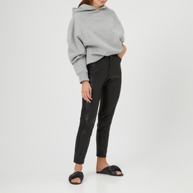 Faux Leather Five Pocket Leggings