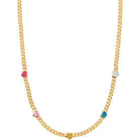Jelly Heart Charm Necklace