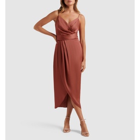 Amanda Drape Midi Dress