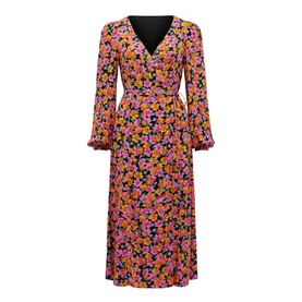 Nova Midi Wrap Dress