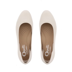 Leonie Cream Ballet Flats