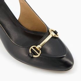 Cassie Snaffle Trim Block Heels