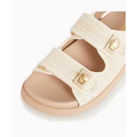 Lockstockk Quilted Turn Lock Sandals