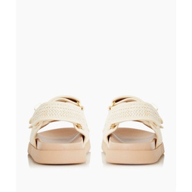 Lockstockk Quilted Turn Lock Sandals
