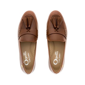 Liandra Tan Tassel Loafers