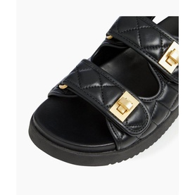 Lockstockk Quilted Turn Lock Sandals