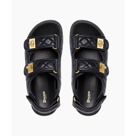 Lockstockk Quilted Turn Lock Sandals