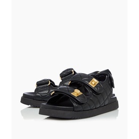Lockstockk Quilted Turn Lock Sandals