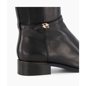 Tap Double Buckle Knee High Riding Boots