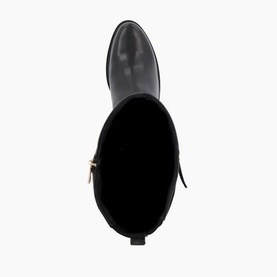Tap Double Buckle Knee High Riding Boots