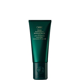 Oribe Intense Conditioner for Moisture & Control in dark green tube with gold brand lettering