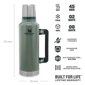 The Hammertone Green Classic Legendary Bottle 1.9L