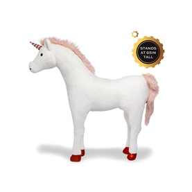 Standing 65" Plush Unicorn