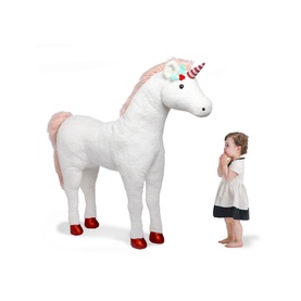 Standing 65" Plush Unicorn