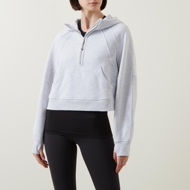 Scuba Oversized Half-Zip Hoodie