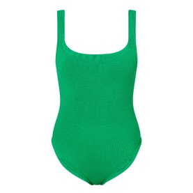 Square Neck Crinkle Swimsuit