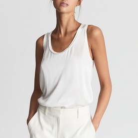 Riley Silk Front Vest