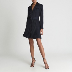 Alyana Pleated Flippy Dress