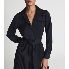 Alyana Pleated Flippy Dress