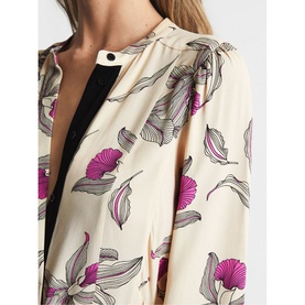 Zoe Orchid Print Mini Dress