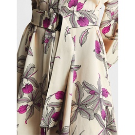Zoe Orchid Print Mini Dress