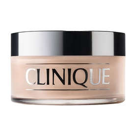 Clinique Blended Face Powder in Transparency Neutral, 25g loose powder jar with silver lid