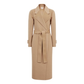 Agnes Belted Blindseam Wool Coat