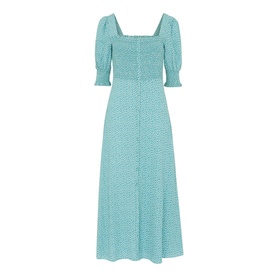 Ditsy Floral Shirred Dress