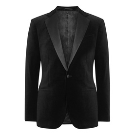 Ace Single Breasted Velvet Blazer