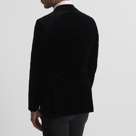 Ace Single Breasted Velvet Blazer