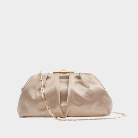 Adaline Satin Clutch Bag