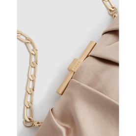 Adaline Satin Clutch Bag