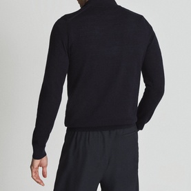 Blackhall Merino Wool Zip Neck Sweater