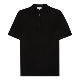 Maxwell Merino Zip Neck Polo Shirt