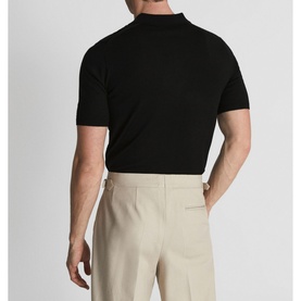 Maxwell Merino Zip Neck Polo Shirt