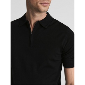 Maxwell Merino Zip Neck Polo Shirt