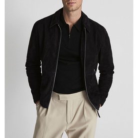 Maxwell Merino Zip Neck Polo Shirt