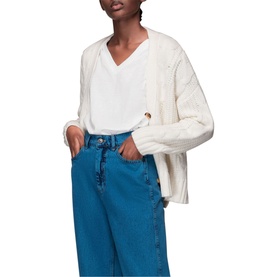 Willa V Neck Cap Sleeve T-Shirt