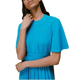Amelia Cape Sleeve Dress