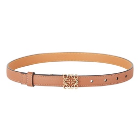 Anagram Logo Leather Belt