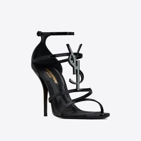 Cassandra 100 YSL Monogram Heeled Sandals