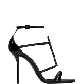 Cassandra 100 YSL Monogram Heeled Sandals