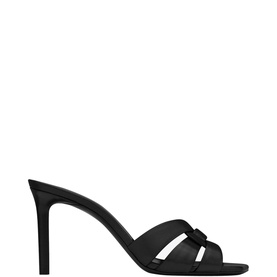 Tribute 85 Leather Heeled Mules