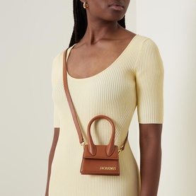 Le Chiquito Mini Leather Top Handle Bag